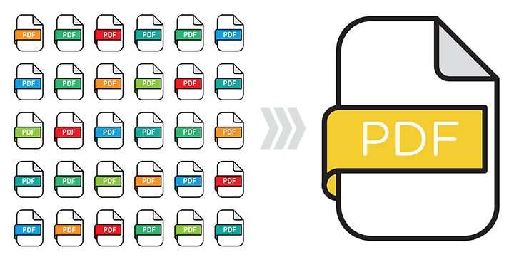 batch combining PDF files