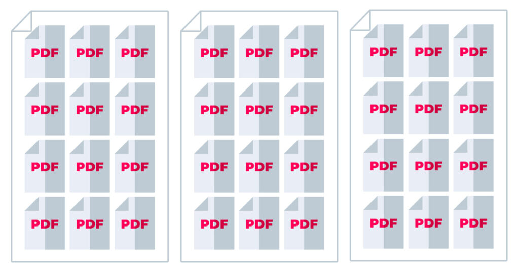 organize pdfs for printing