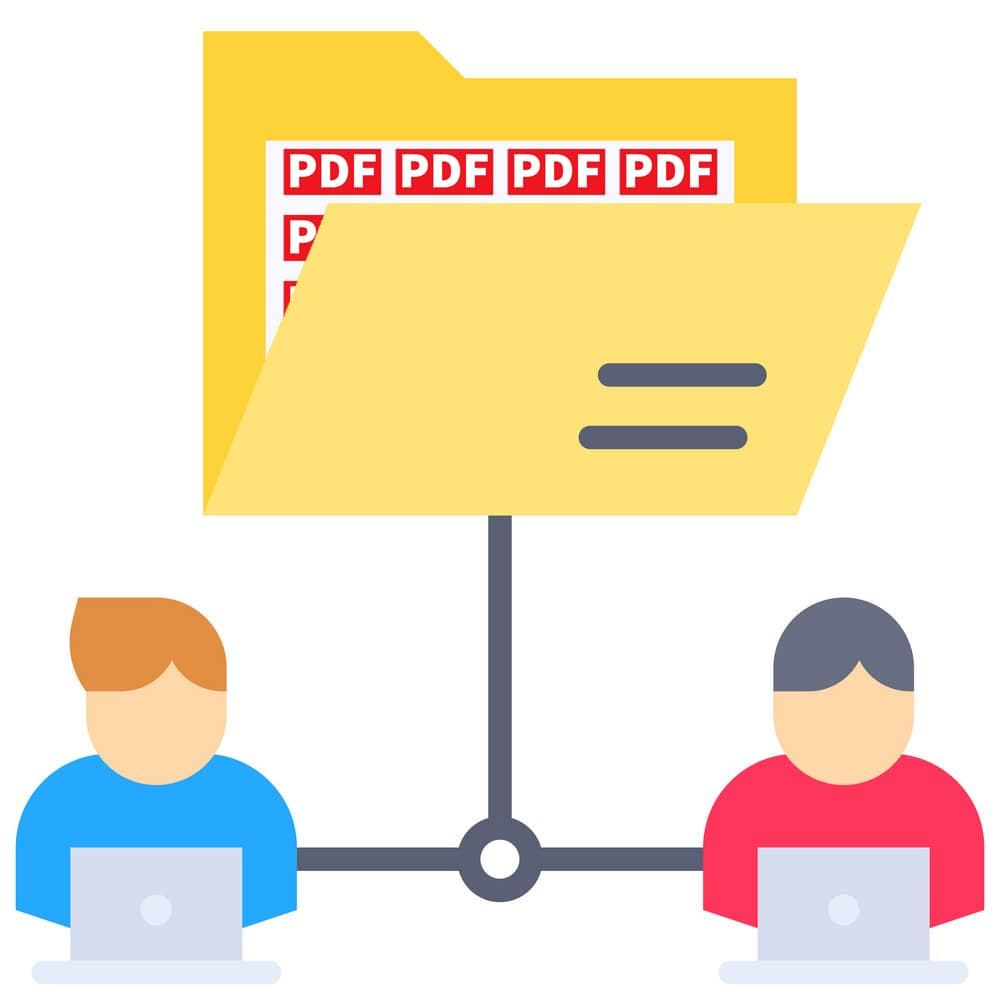 work as a team to merge pdf files