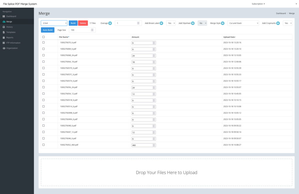 simple PDF Merge tool