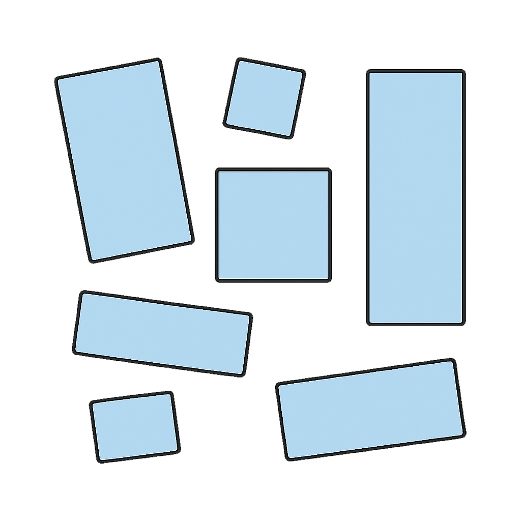 jumbled shapes