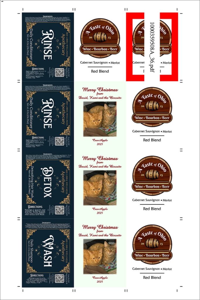 Impose files on A series papers