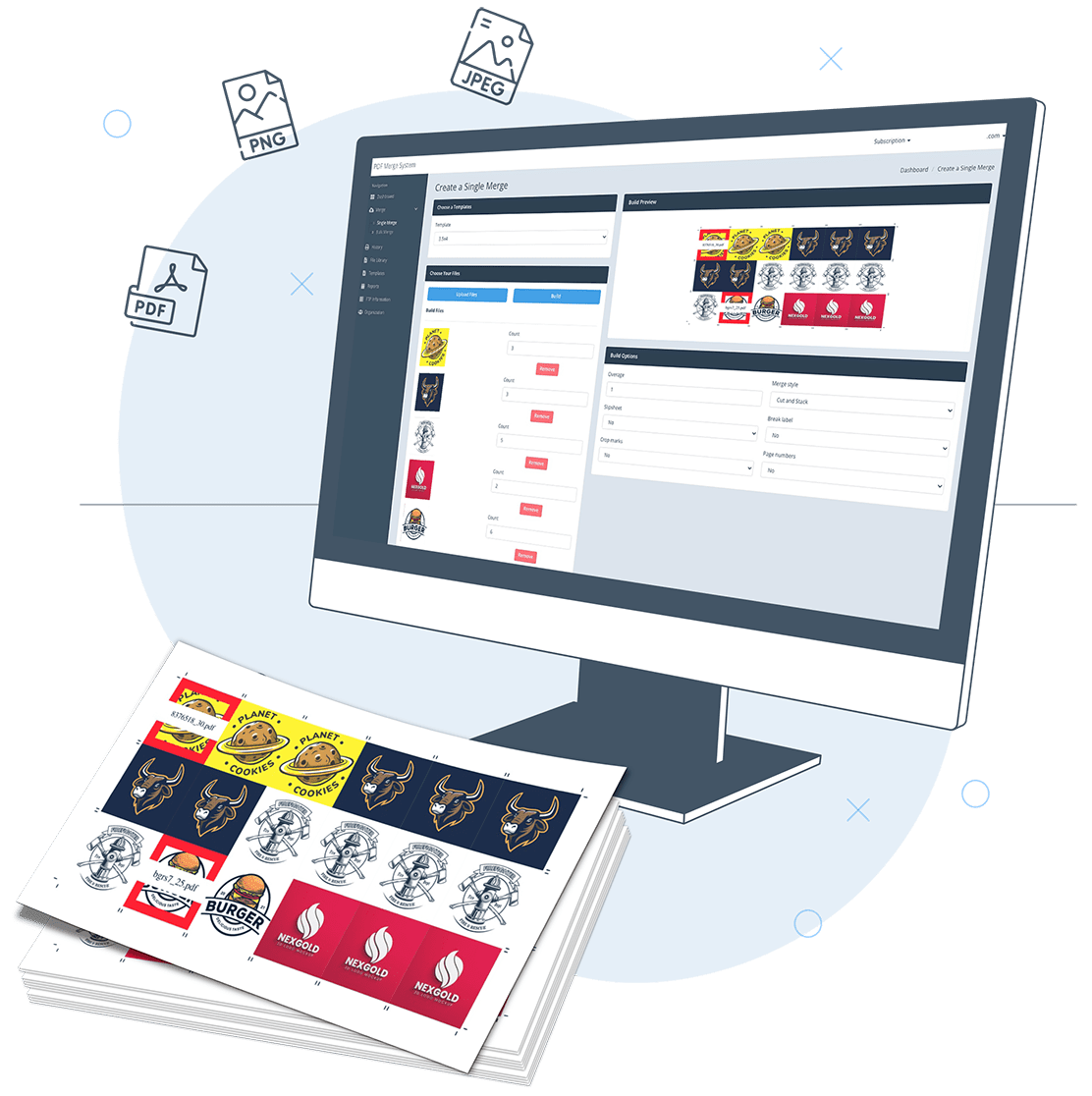 File Splice Imposition Software