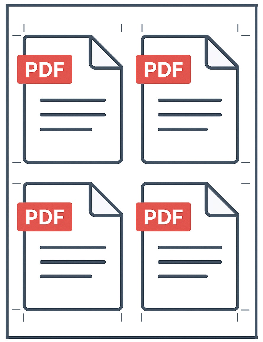 pdf combiner multiple pages on the same page