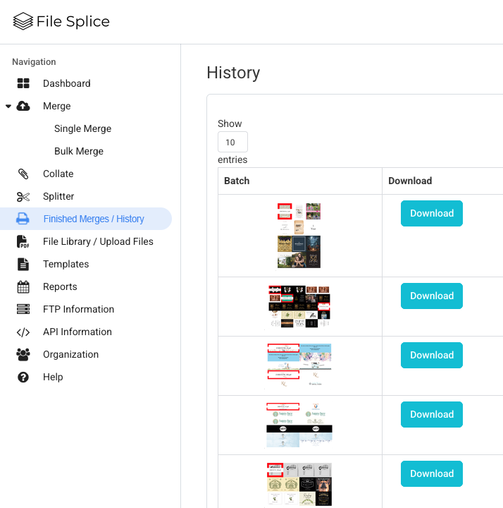 download merged pdfs