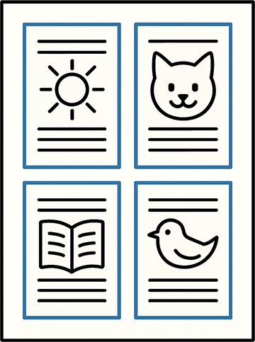 4-up printing example