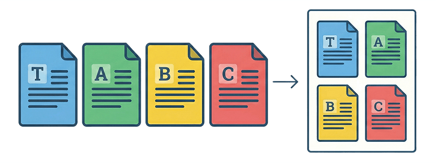 How To Combine Four Pages On A Single Page PDF
