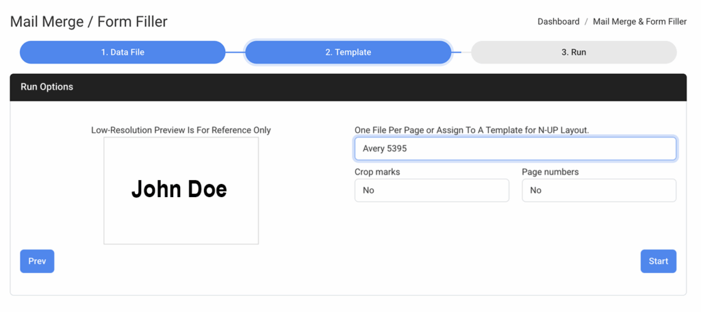 make name tags from excel