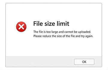 PDF Email Attachment Too Large