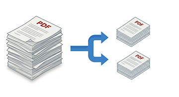 PDF split in half

